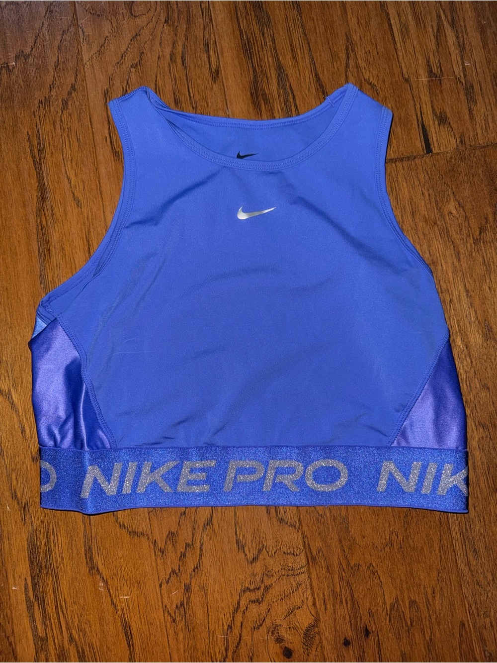 Nike Purple/Blue Pro Crop Tank